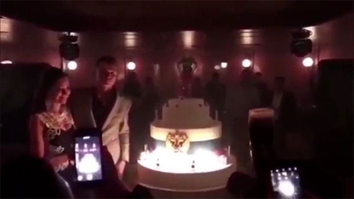 Скриншот видео со Дня Рождения Дмитрия Тарасова