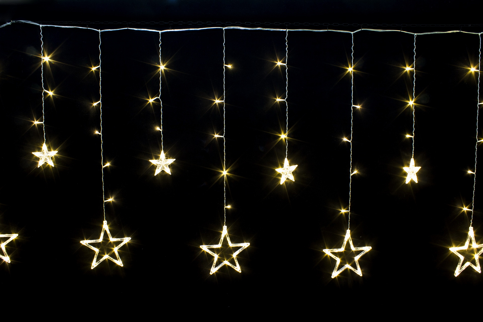 Обзор Новогодней LED Гирлянды Звездопад