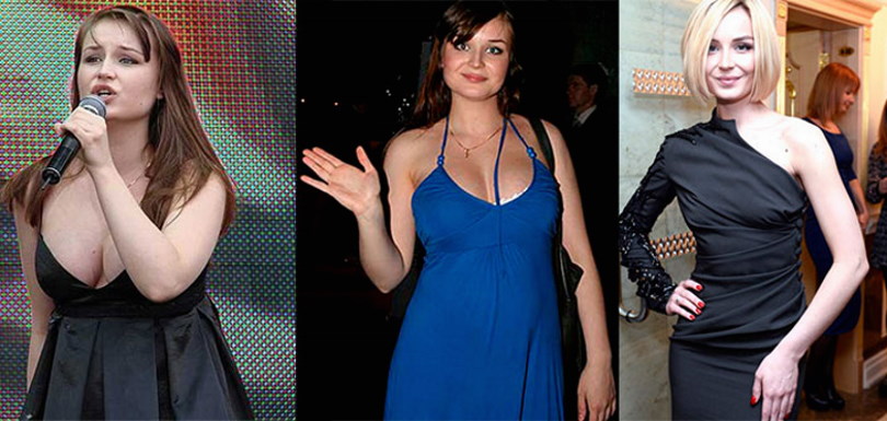 Полина гагарина фото до и после похудения рост вес